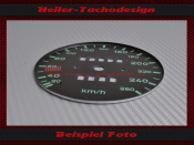 Tachoscheibe für Porsche 912 160 Mph zu 260 Kmh