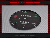 Speedometer Disc for Porsche 912 Kmh