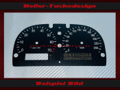 Tachoscheibe für Opel Speedster 240 Kmh