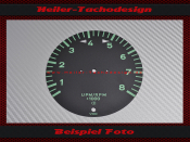 Tachometer Disc for Porsche 911 901 8000 RPM - 1