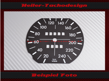Speedometer Disc for BMW E10 02 Serie 1971 to 1975 240 Kmh