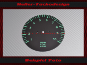 Drehzahlmesser Scheibe für Porsche 914 Design 718 RS...