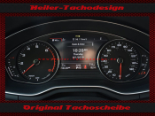 Tachoscheiben für Audi A4 B9 Typ 8W Benzin 160 Mph...