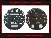 Speedometer Disc for Yamaha XS 650 Mph to Kmh