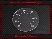 Speedometer Glass Hercules Wankel W 2000 1974 to 1979 120...