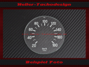 Speedometer Glass Hercules Wankel W 2000 1974 to 1979 180...