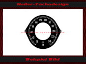 Speedometer Disc for Opel Admiral Diplomat 1969 240 Kmh