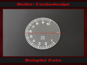 Drehzahlmesser Glas für Porsche 911 10000 UPM 6 Uhr...