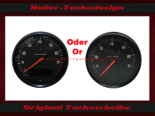 Chrom Frontring Bezel Drehzahlmesser für Porsche 964...