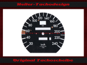 Speedometer Disc for Mercedes W124 E Class 240 Kmh...