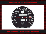Speedometer Disc for Mercedes W124 E Class 260 Kmh...