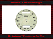 Speedometer Disc for Jaeger Ø 73,5 mm 10 to 120 Kmh