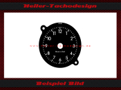 Uhr Zifferblatt für Opel Kadett C 10000 UPM