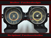 Speedometer or instrument cluster glass for Opel Kadett K38