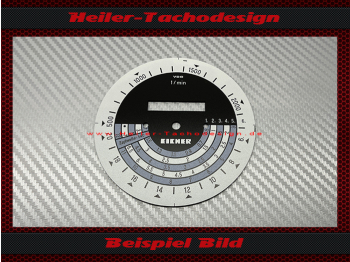 Traktormeter Speedometer Disc for Eicher 3705 3706 Narrow Gauge Tugboat