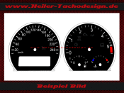 Tachoscheibe für BMW X3 E83 2003 bis 2010 Diesel Mph...