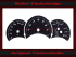Tachoscheibe für Porsche 986 Boxster Tiptronic vor Facelift 160 Mph zu 260 Kmh