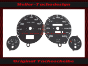 Speedometer Discs for Audi 80 90 260 Kmh 893 190 A