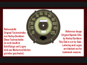 Speedometer Disc for Harley Davidson Flathead Servicar WL...