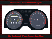 Speedometer Disc for Yamaha XJ 600 N oder S Mph to Kmh
