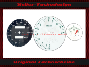 Tachoscheibe für Aprilia RS 125 Tacho bis 200 Kmh...