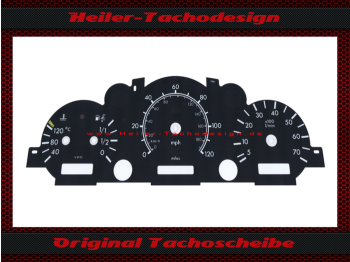 Tachoscheibe für Mercedes W163 ML430 M Klasse Mph zu Kmh