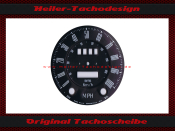 Speedometer Disc for Smiths Ø92 mm 100 Mph to 160 Kmh