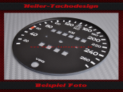 Speedometer Disc for Porsche 911 Carrera Targa Coupe Mph...