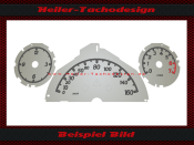 Speedometer Disc for Smart Fortwo before Facelift Mph to Kmh