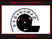 Speedometer Disc for Peugeot 107 Mph to Kmh