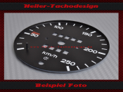 Speedometer Disc for Porsche 911 1972 Mph to Kmh