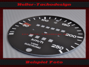 Speedometer Disc for Porsche 911 SC 1978 Mph to Kmh