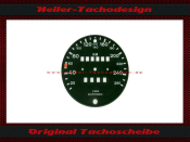 Tachoscheibe für Porsche 911 1976 bis 1989 300 Kmh