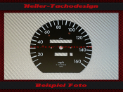 Tachoscheibe für Mercedes W124 E Klasse 160 Mph zu...