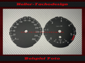 Speedometer Disc for BMW E81 E82 E84 E87 E88 1er 260 Kmh...