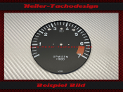 Tachometer Disc for Porsche 911 930 7 RPM RPM x1000