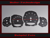 Speedometer Discs for Porsche 911 991 Switch 2013 200 Mph...