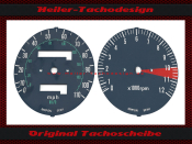 Speedometer Disc for Honda CB 400 TII Hawk Mph to Kmh