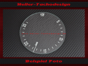 Tacho Glas Traktormeter für Porsche Schlepper Export 2600 UPM