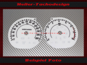 Speedometer Disc for Jaguar XKR 2008 to 2013 180 Mph to...