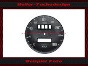 Speedometer Disc for MG Midget Smiths Ø75 mm 100...