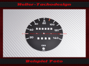 Speedometer Disc for Porsche 911 US 85 Mph to Kmh
