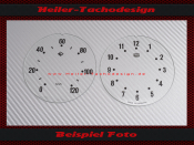 Tacho oder Uhr Glas DDR Ruhla 8-Tageuhr IFA F8 IFA F9...