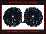 Tachoscheibe für VW Scirocco 3 Diesel Mph zu Kmh
