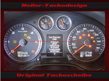 Speedometer Disc for Audi A3 8 PA Diesel Mph to Kmh