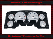 Speedometer Disc for Dodge Ram SRT10 160 Mph to 260 Kmh...