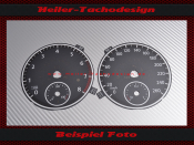 Tachoscheibe für VW Passat CC Benzin Mph zu Kmh 2013