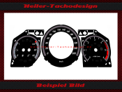 Tachoscheibe für Mercedes W212 E300 E350 Mph zu Kmh...