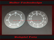 Speedometer oder Clock Glass Scales DDR IFA DKW F8