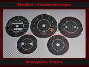 Speedometer Discs for Porsche 911 964 993 356 Optik 300 Kmh